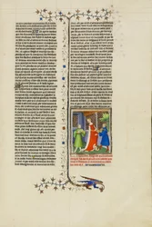 Kreusa erhält den brennenden Schmuck von Medea